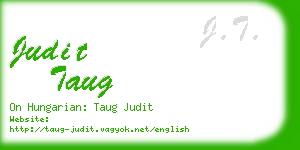 judit taug business card
